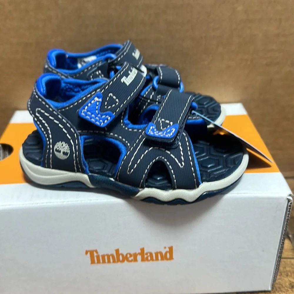 TIMBERLAND TODDLER ADVENTURE SEEKER STRAP SANDAL: NAVY: NIB: SIZE 5